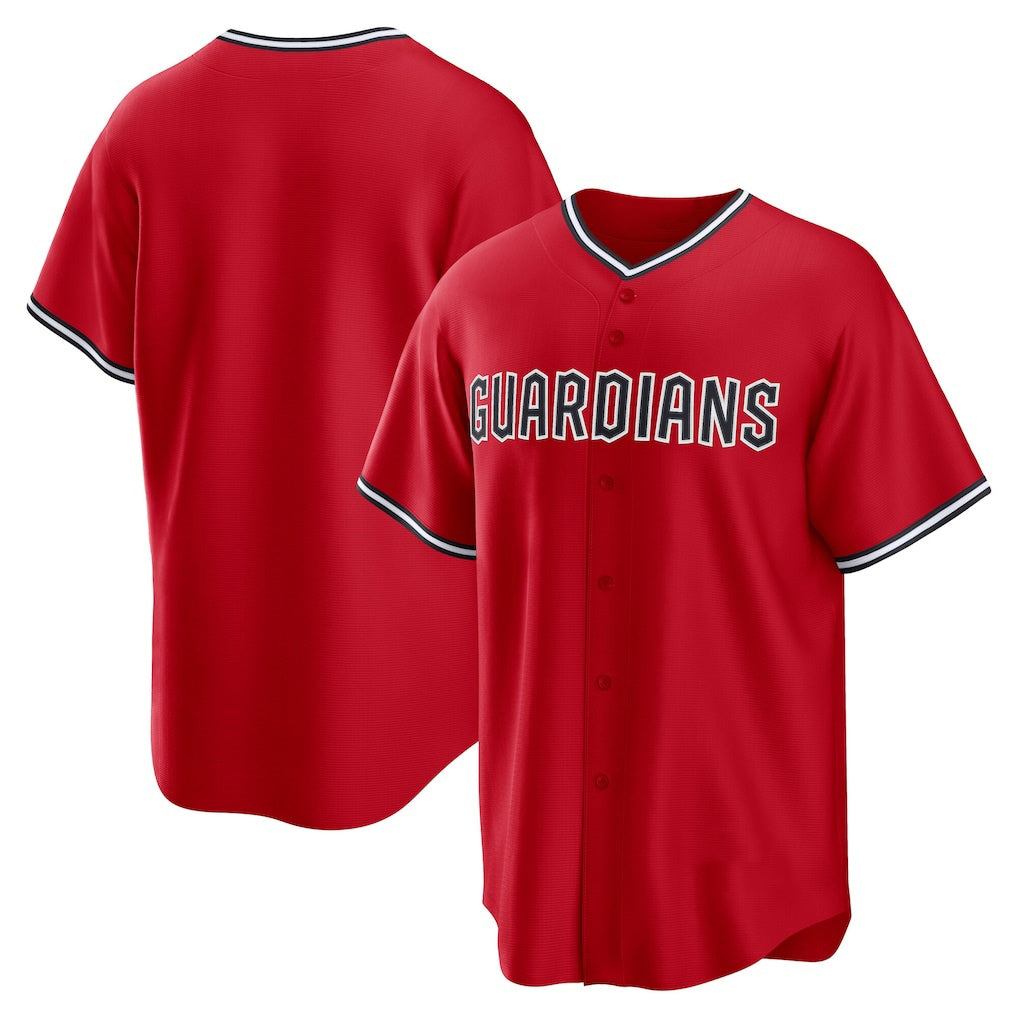Cleveland Guardians Red Puhics Alternate 2 Replica Jersey