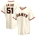 San Francisco Giants #51 Jung Hoo Lee Cream Puhics Home Replica Player Jersey