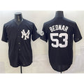 New York Yankees #53 David Bednar Black Puhics Stitched Jersey