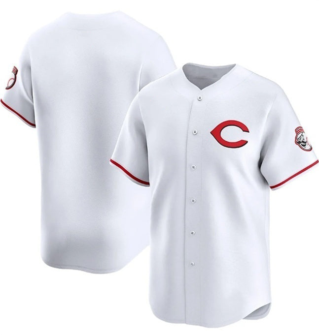 Cincinnati Reds Blank White Puhics 2025 Home Limited Stitched Jersey