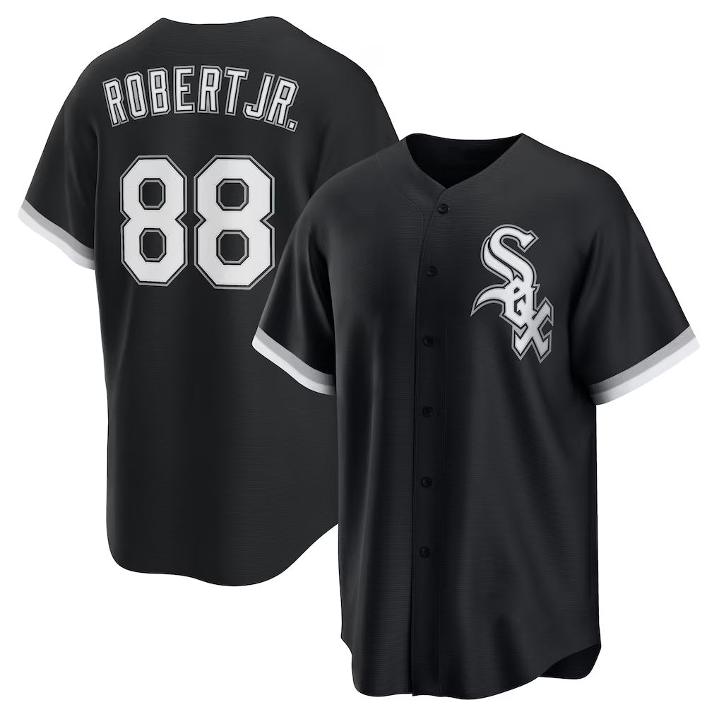 Chicago White Sox #88 Luis Robert Jr. Black Puhics Alternate 2 Replica Jersey