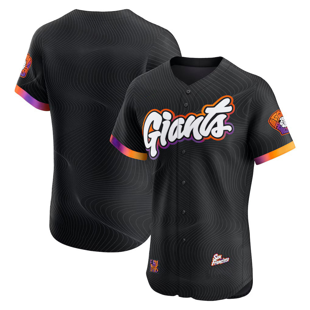 San Francisco Giants Anthracite Puhics 2025 City Connect Elite Jersey