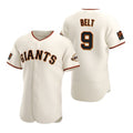 San Francisco Giants #9 Brandon Belt 2020 Cream Puhics Jersey
