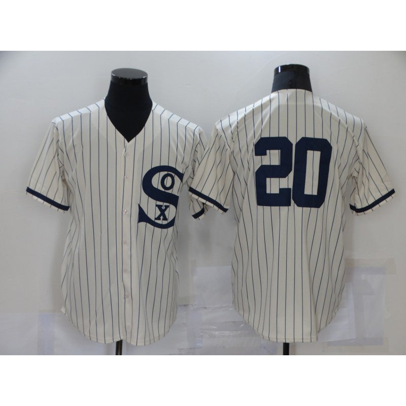 Chicago White Sox #20 Danny Mendick 2021 Cream Puhics Field of Dreams Cool Base Stitched Jersey