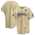 Arizona Diamondbacks Blank Gold Puhics 2023 World Series City Connect Cool Base Stitched Jersey