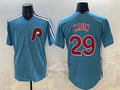 Philadelphia Phillies #29 John Kruk Blue Puhics Cool Base Stitched Jersey