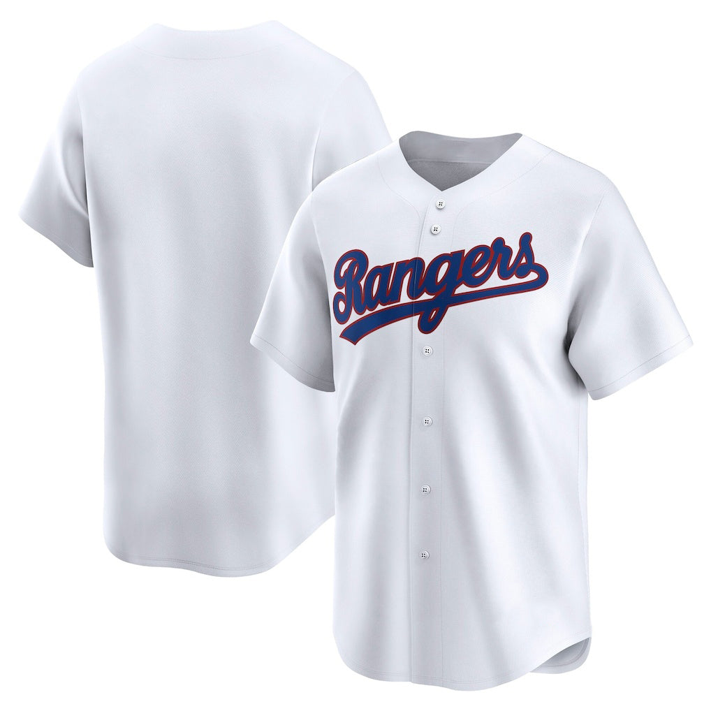 Texas Rangers White Puhics Throwback Cooperstown Collection Limited Jersey