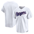 Texas Rangers White Puhics Throwback Cooperstown Collection Limited Jersey