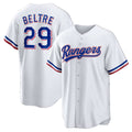 Texas Rangers #29 Adrian Beltre White Puhics Home Retired Player Replica Jersey