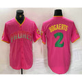San Diego Padres #2 Xander Bogaerts Pink Puhics Fashion Jersey