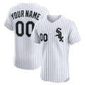 Custom Chicago White Sox White Puhics Home Elite Jersey
