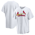 St. Louis Cardinals White Puhics Home Replica Team Jersey