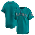 Seattle Mariners Blank Aqua Puhics Alternate Limited Stitched jersey