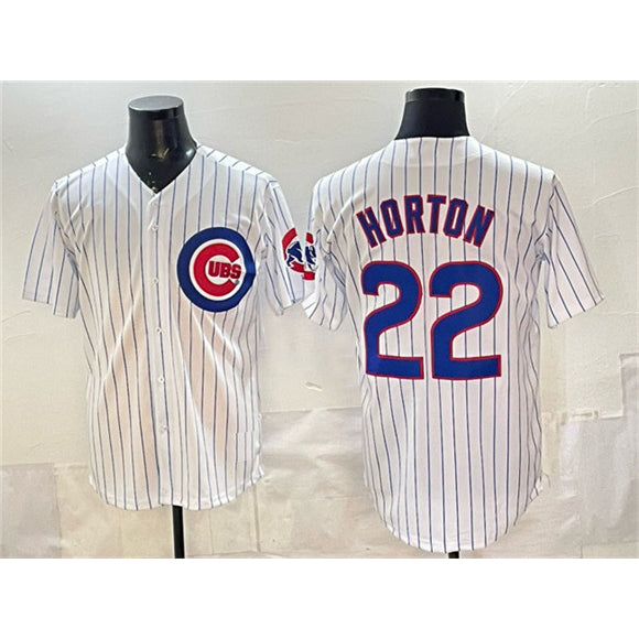 Chicago Cubs #22 Cade Horton White Puhics Cool Base Stitched Jersey
