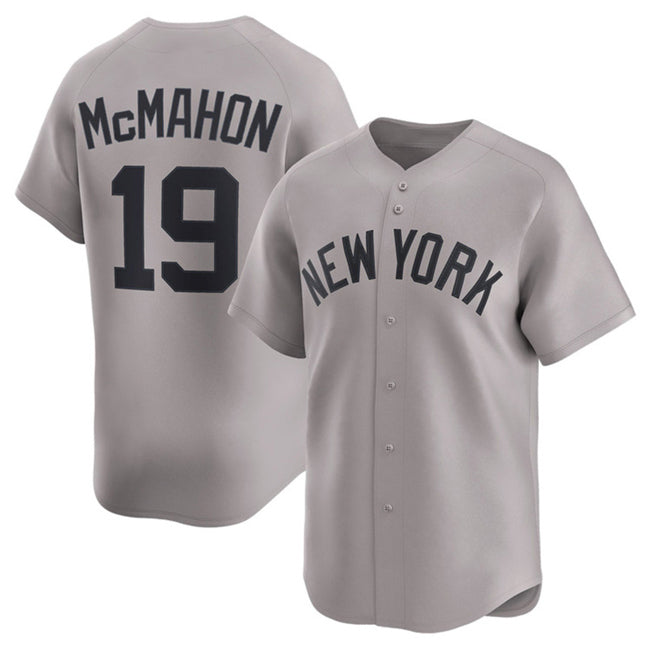 New York Yankees #19 Ryan McMahon Grey Puhics 2025 Limited Stitched Jersey