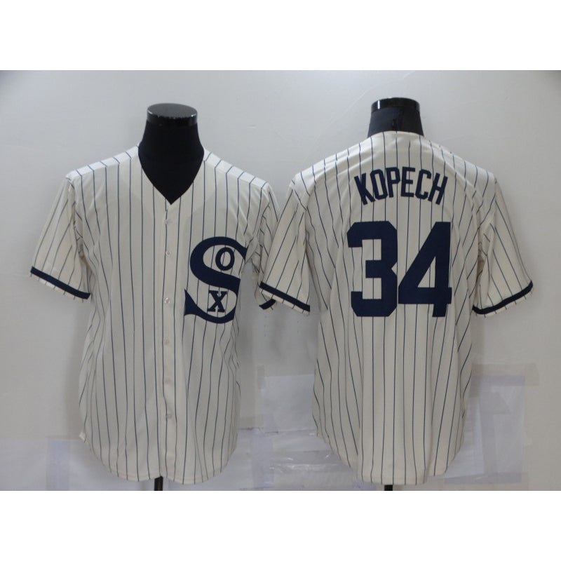 Chicago White Sox #34 Michael Kopech 2021 Cream Puhics Field of Dreams Name Cool Base Stitched Jersey