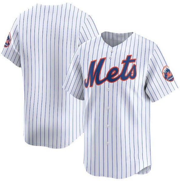 New York Mets Blank 2024 White Puhics Home Limited Stitched Jersey