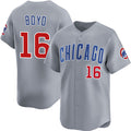 Chicago Cubs #16 Matthew Boyd Grey Puhics Limited Stitched Jersey