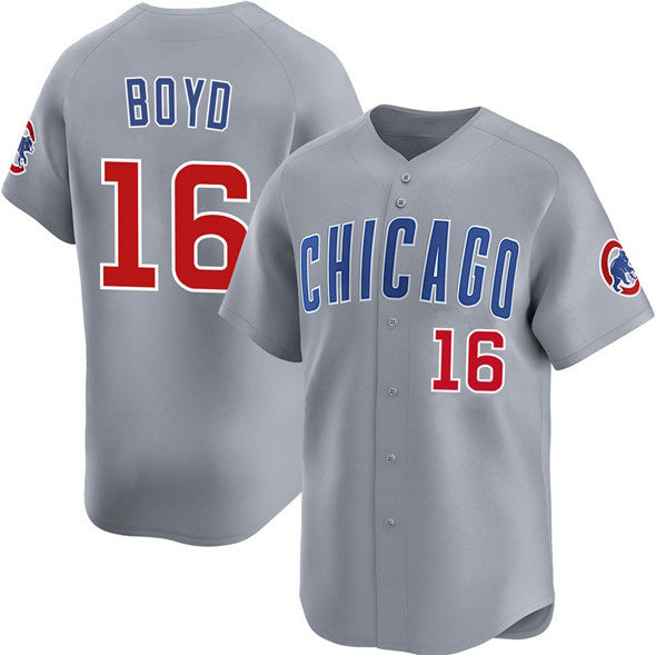 Chicago Cubs #16 Matthew Boyd Grey Puhics Limited Stitched Jersey