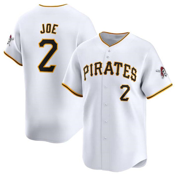 Pittsburgh Pirates #2 Connor Joe White Puhics Home Limited Stitched Jersey