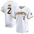 Pittsburgh Pirates #2 Connor Joe White Puhics Home Limited Stitched Jersey
