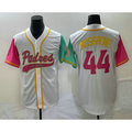 San Diego Padres #44 Joe Musgrove White Puhics NEW 2023 City Connect Cool Base Stitched Jersey 2