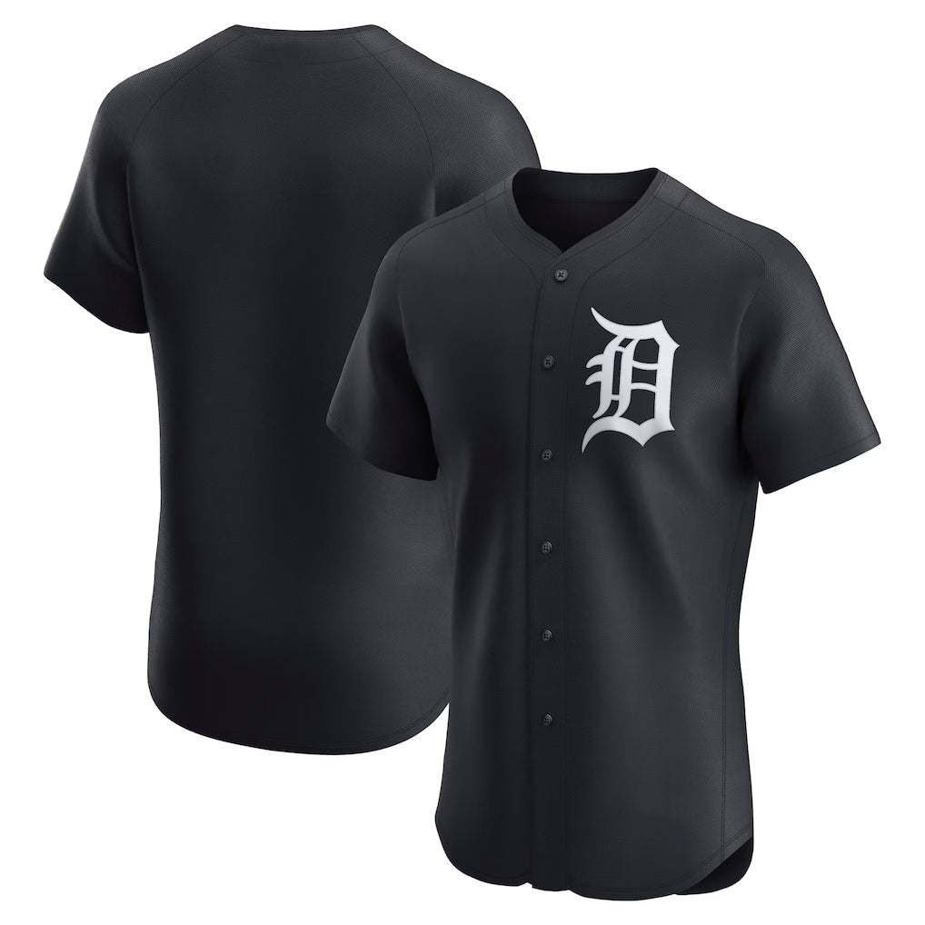 Detroit Tigers Navy Puhics Alternate 2 Elite Jersey