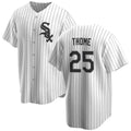 Chicago White Sox #25 Jim Thome White Puhics Cool Base Stitched Baseball Jersey