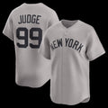 New York Yankees #99 Aaron Judge Gray Puhics Road Limited Player Jersey 2