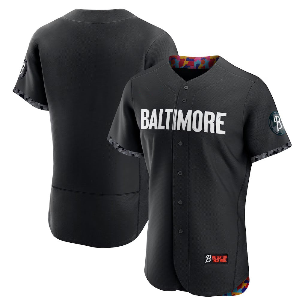 Baltimore Orioles Black Puhics City Connect Authentic Jersey