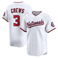 Washington Nationals #3 Dylan Crews White Puhics Home Limited Player Jersey