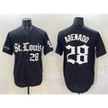 St. Louis Cardinals #28 Nolan Arenado Black Puhics 'Gothic Legacy Edition' Vapor Premier Limited Stitched Jersey