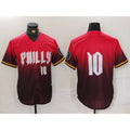 Philadelphia Phillies #10 JT Realmuto Red Puhics 2024 City Connect Limited Stitched Jersey 3