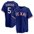 Texas Rangers #5 Corey Seager Royal Puhics Alternate 2 Replica Jersey