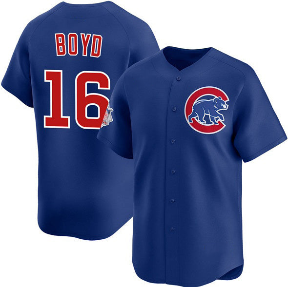 Chicago Cubs #16 Matthew Boyd Royal Puhics Limited Stitched Jersey
