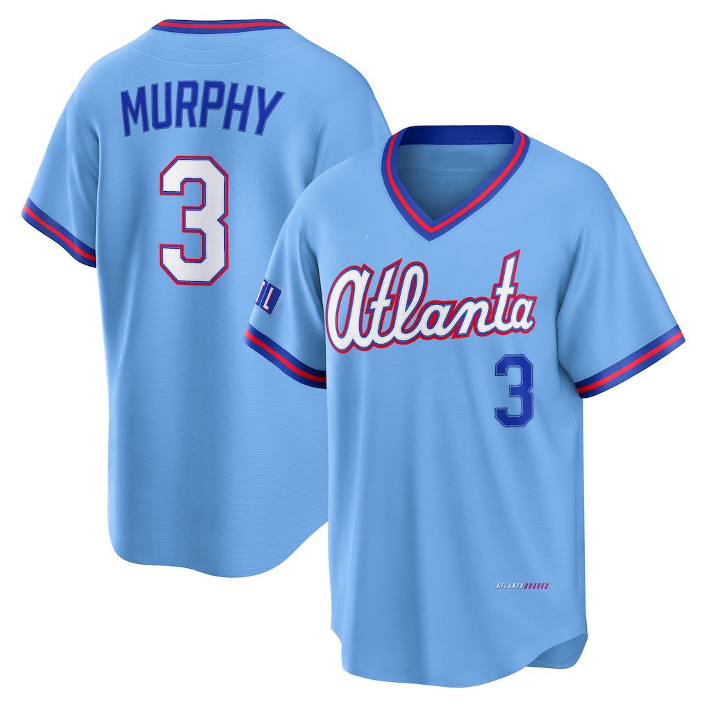 Atlanta Braves #3 Dale Murphy Powder Blue Puhics 2026 City Connect Stadium Jersey