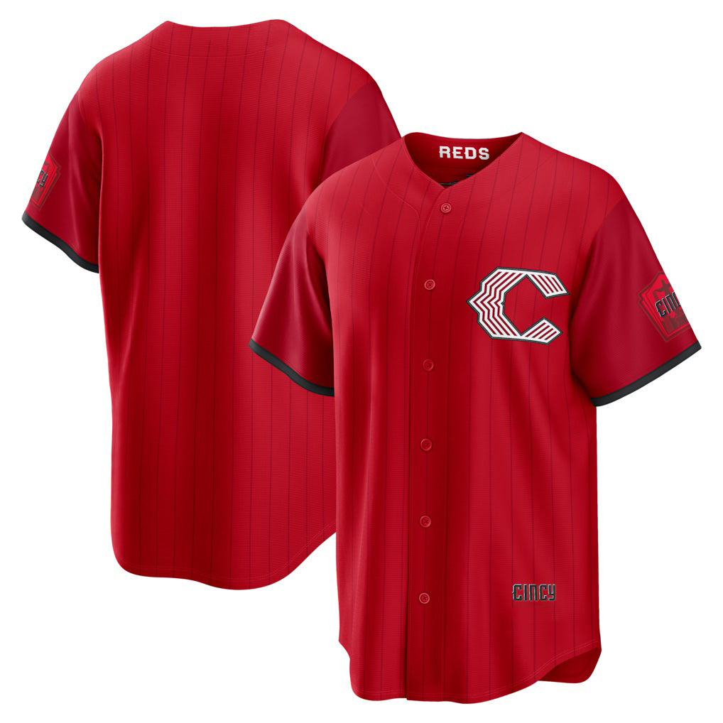Cincinnati Reds Red Puhics 2026 City Connect Stadium Jersey