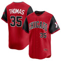 Chicago White Sox #35 Frank Thomas Red Black Puhics 2025 City Connect Limited Stitched Jersey