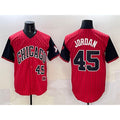 Chicago White Sox #45 Michael Jordan Red Black Puhics 2025 City Connect Limited Stitched Jersey