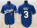 Los Angeles Dodgers #3 Edwin D¨ªaz Royal Puhics Alternate Stadium Stitched Jersey
