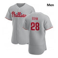 Philadelphia Phillies #28 Alec Bohm Gray Puhics Road 2020 Authentic Player Jersey