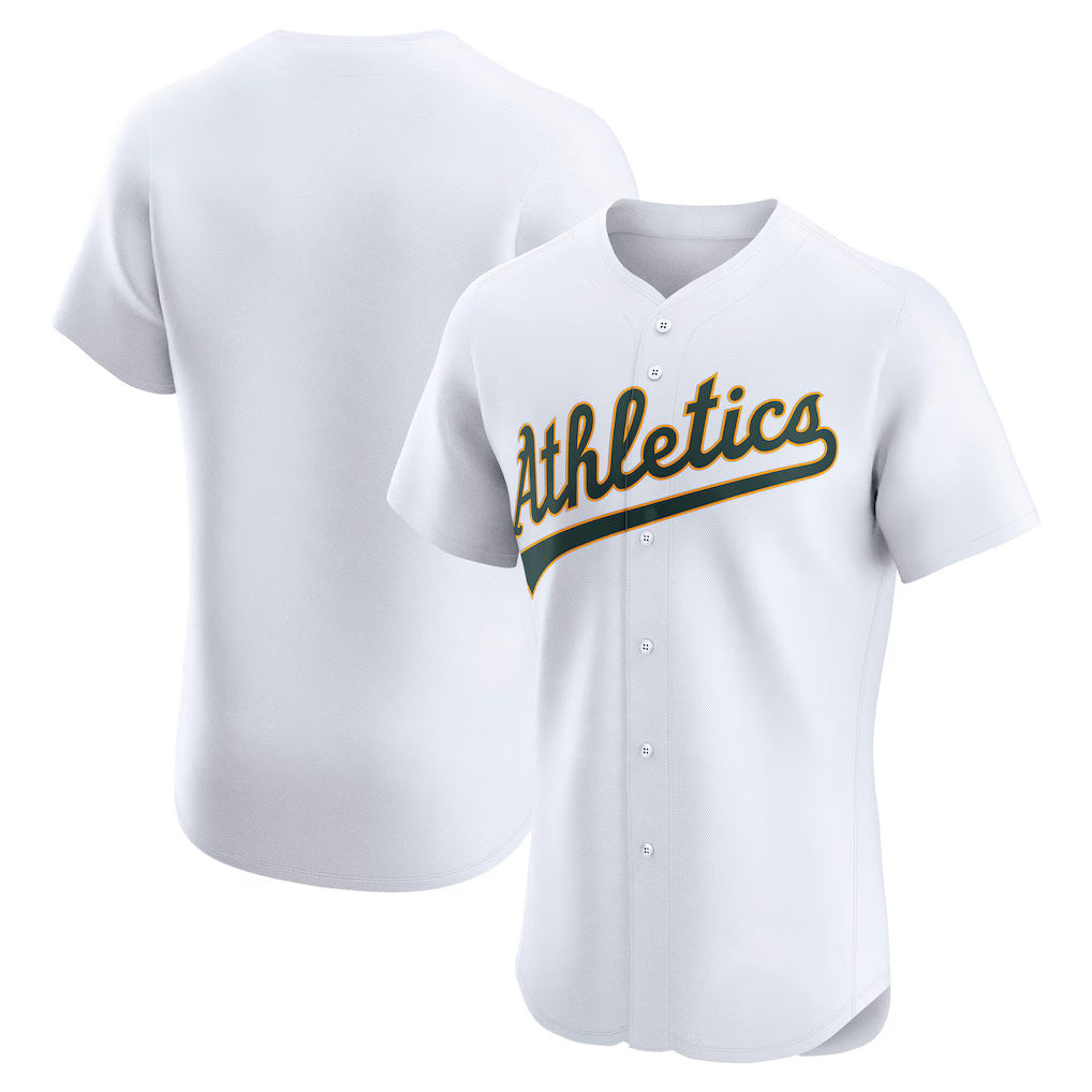 Oakland Athletics White Puhics Home Elite Jersey