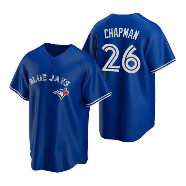 Toronto Blue Jays #26 Matt Chapman Royal Puhics Cool Base Stitched Jersey