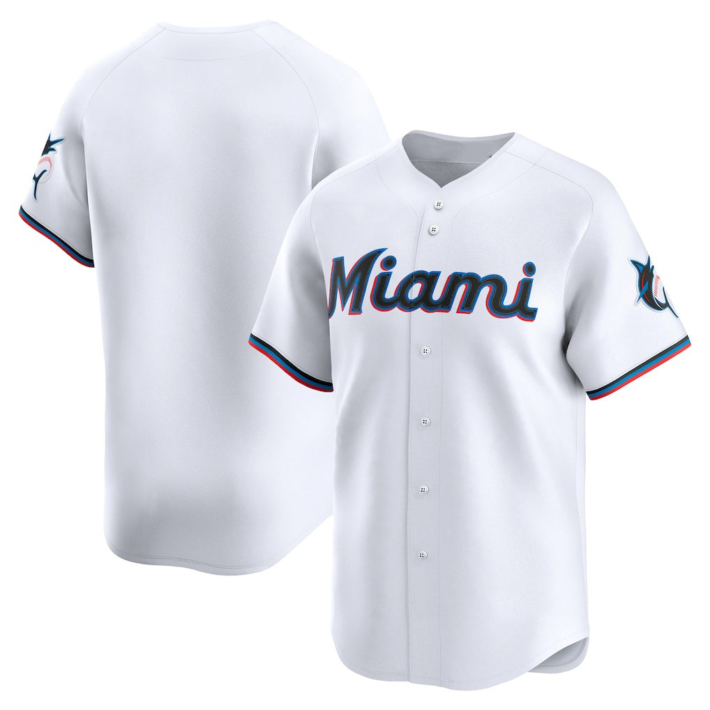 Miami Marlins White Puhics Home Limited Jersey