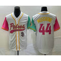San Diego Padres #44 Joe Musgrove White Puhics NEW 2023 City Connect Cool Base Stitched Jersey