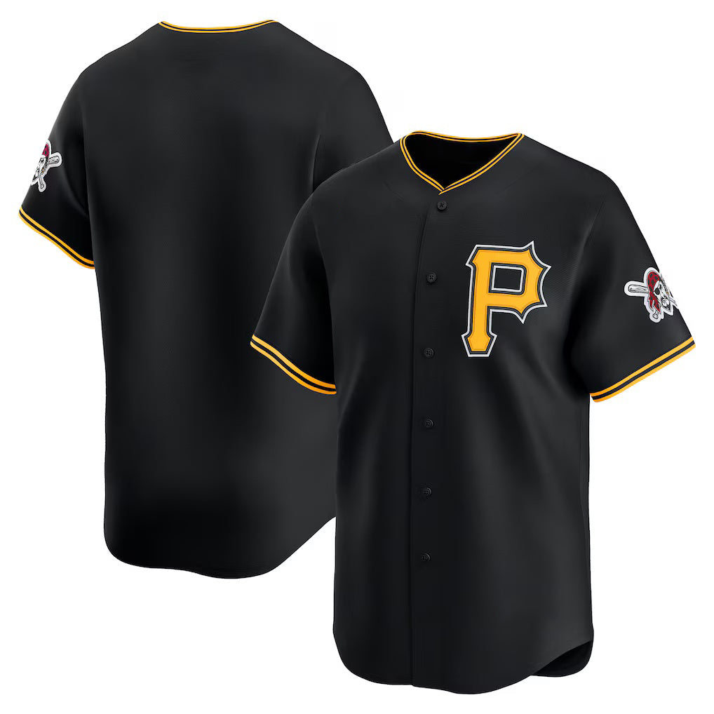 Pittsburgh Pirates Black Puhics Alternate Limited Jersey