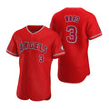 Los Angeles Angels #3 Waylor Ward Puhics Red Flex Base Stitched Jersey