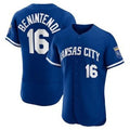 Kansas City Royals #16 Andrew Benintendi Blue Puhics Flex Base Stitched Jersey