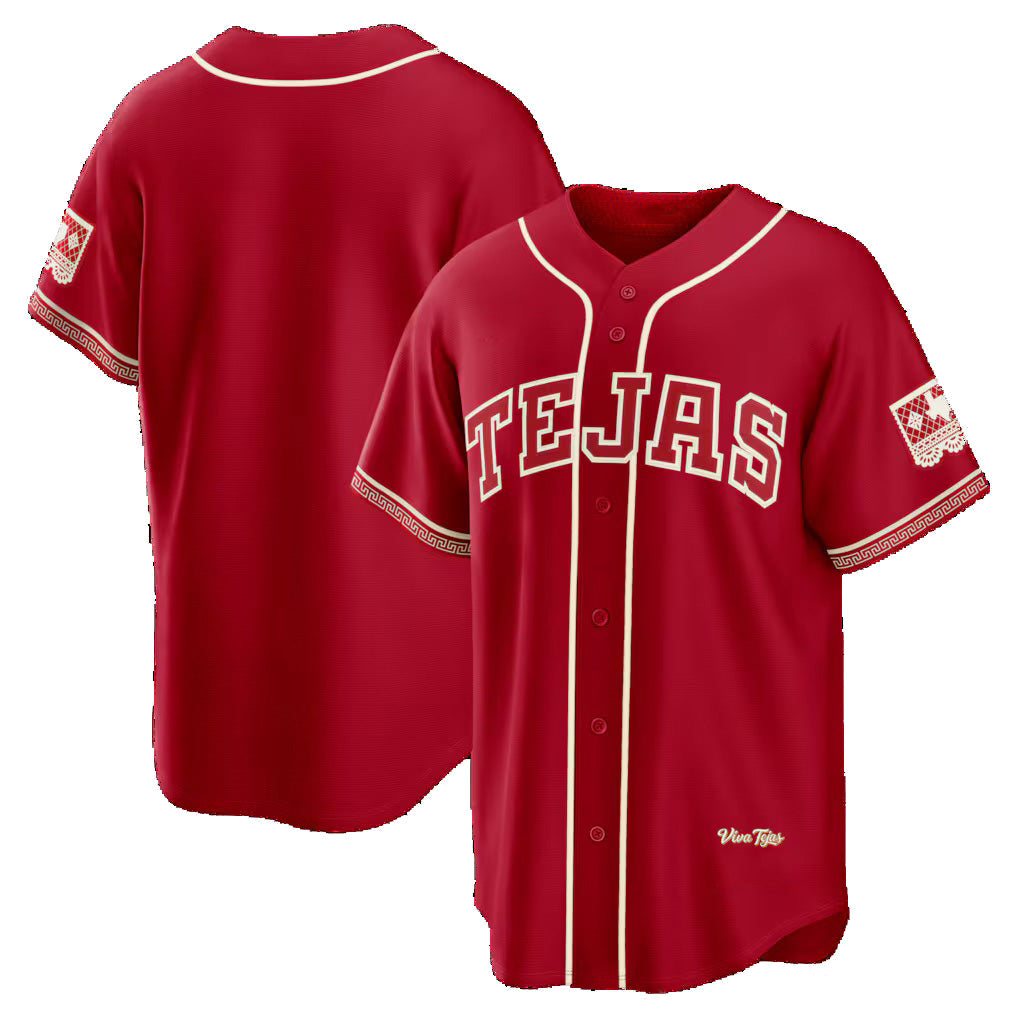 Texas Rangers Red Puhics 2026 City Connect Stadium Jersey