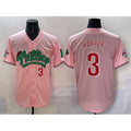 Philadelphia Phillies #3 Bryce Harper Pink Puhics Phanatic Limited Stitched Jersey